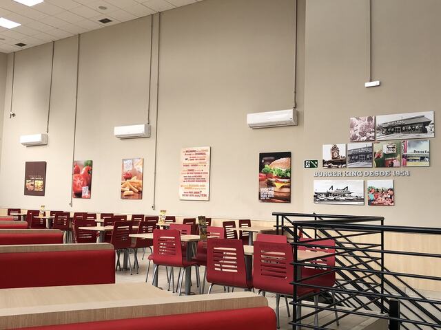 Burger King – Loja Giovanni Gronchi 2 – pavimento superior